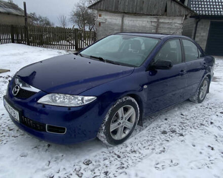 Синий Мазда 6, объемом двигателя 2 л и пробегом 288 тыс. км за 3850 $, фото 1 на Automoto.ua