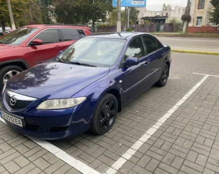 Синий Мазда 6, объемом двигателя 1.8 л и пробегом 230 тыс. км за 4000 $, фото 1 на Automoto.ua
