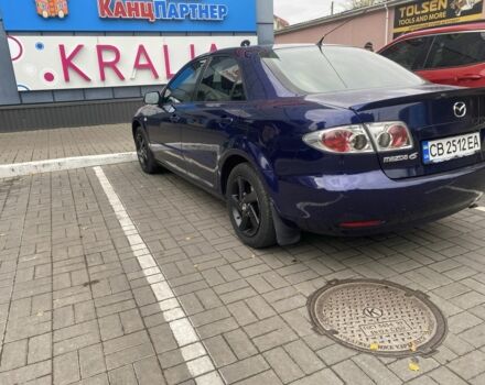 Синий Мазда 6, объемом двигателя 1.8 л и пробегом 230 тыс. км за 4000 $, фото 4 на Automoto.ua