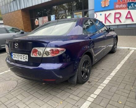 Синий Мазда 6, объемом двигателя 1.8 л и пробегом 230 тыс. км за 4000 $, фото 2 на Automoto.ua