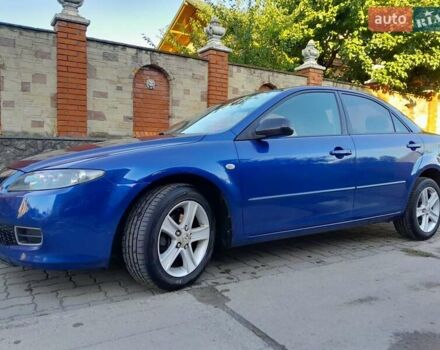 Синий Мазда 6, объемом двигателя 1.8 л и пробегом 187 тыс. км за 4495 $, фото 3 на Automoto.ua
