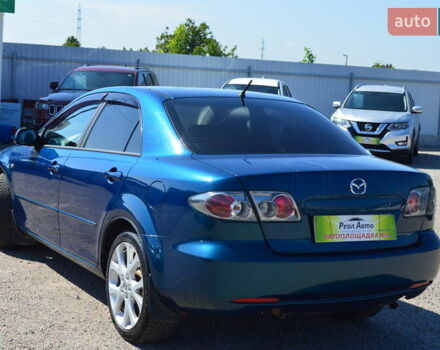 Синий Мазда 6, объемом двигателя 1.8 л и пробегом 170 тыс. км за 5300 $, фото 1 на Automoto.ua
