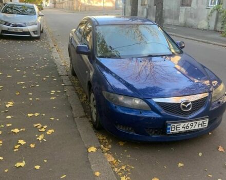 Синий Мазда 6, объемом двигателя 2 л и пробегом 300 тыс. км за 3500 $, фото 3 на Automoto.ua