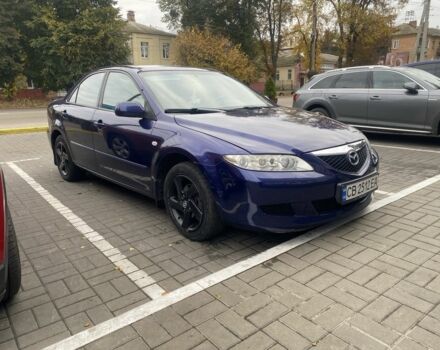 Синий Мазда 6, объемом двигателя 1.8 л и пробегом 230 тыс. км за 4000 $, фото 2 на Automoto.ua