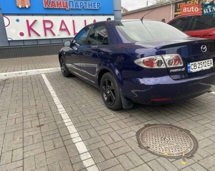 Синий Мазда 6, объемом двигателя 1.8 л и пробегом 230 тыс. км за 4000 $, фото 3 на Automoto.ua