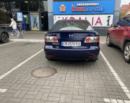 Синий Мазда 6, объемом двигателя 1.8 л и пробегом 230 тыс. км за 4000 $, фото 5 на Automoto.ua