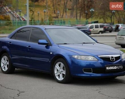 Синий Мазда 6, объемом двигателя 1.8 л и пробегом 182 тыс. км за 5800 $, фото 2 на Automoto.ua
