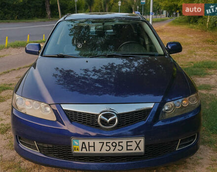 Синий Мазда 6, объемом двигателя 2 л и пробегом 205 тыс. км за 4500 $, фото 1 на Automoto.ua