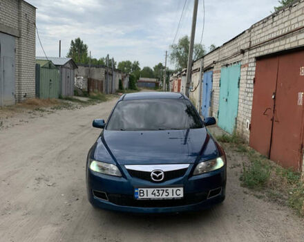 Синій Мазда 6, об'ємом двигуна 2 л та пробігом 288 тис. км за 4800 $, фото 1 на Automoto.ua