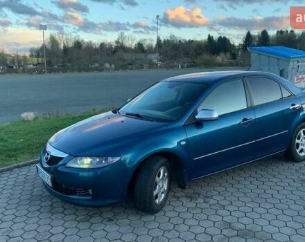 Синий Мазда 6, объемом двигателя 1.8 л и пробегом 258 тыс. км за 4100 $, фото 1 на Automoto.ua