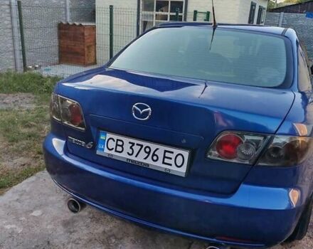 Синий Мазда 6, объемом двигателя 2 л и пробегом 320 тыс. км за 4400 $, фото 1 на Automoto.ua