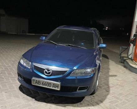 Синий Мазда 6, объемом двигателя 2 л и пробегом 28 тыс. км за 4200 $, фото 1 на Automoto.ua