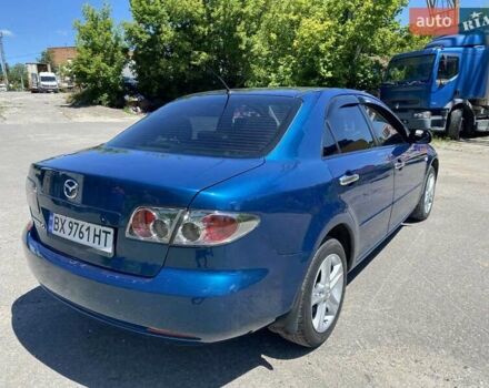 Синий Мазда 6, объемом двигателя 1.8 л и пробегом 240 тыс. км за 5200 $, фото 5 на Automoto.ua