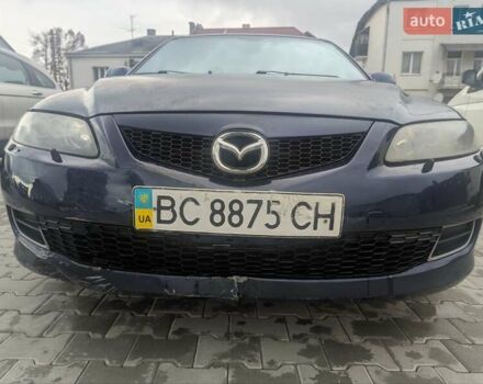 Синий Мазда 6, объемом двигателя 2 л и пробегом 182 тыс. км за 3500 $, фото 3 на Automoto.ua