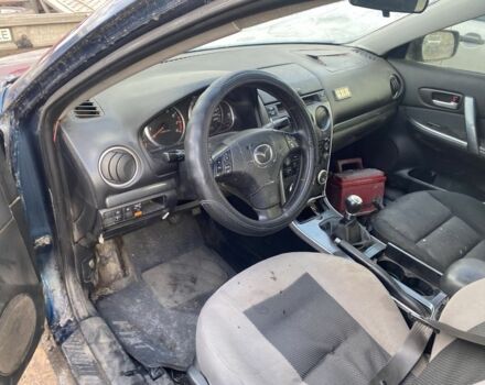 Синий Мазда 6, объемом двигателя 2 л и пробегом 300 тыс. км за 1200 $, фото 1 на Automoto.ua
