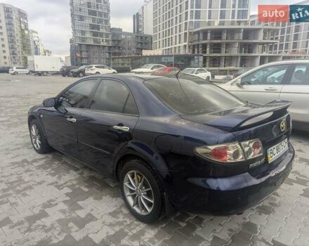 Синий Мазда 6, объемом двигателя 2 л и пробегом 182 тыс. км за 3500 $, фото 5 на Automoto.ua