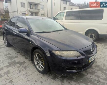 Синий Мазда 6, объемом двигателя 2 л и пробегом 182 тыс. км за 3500 $, фото 1 на Automoto.ua