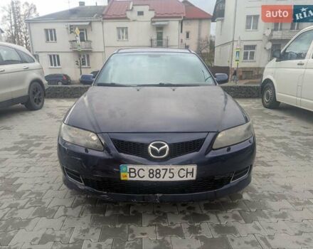 Синий Мазда 6, объемом двигателя 2 л и пробегом 182 тыс. км за 3500 $, фото 2 на Automoto.ua