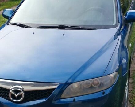 Синий Мазда 6, объемом двигателя 2 л и пробегом 253 тыс. км за 5300 $, фото 2 на Automoto.ua