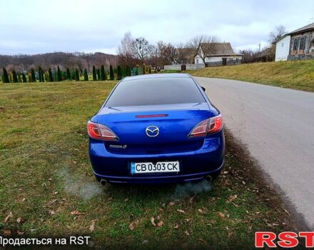 Синий Мазда 6, объемом двигателя 2 л и пробегом 318 тыс. км за 6350 $, фото 5 на Automoto.ua