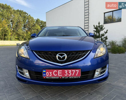 Синий Мазда 6, объемом двигателя 2 л и пробегом 174 тыс. км за 8650 $, фото 1 на Automoto.ua