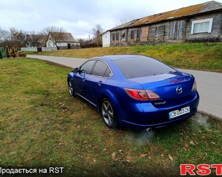 Синий Мазда 6, объемом двигателя 2 л и пробегом 318 тыс. км за 6350 $, фото 4 на Automoto.ua