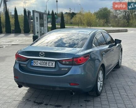 Синий Мазда 6, объемом двигателя 2.2 л и пробегом 232 тыс. км за 10500 $, фото 2 на Automoto.ua