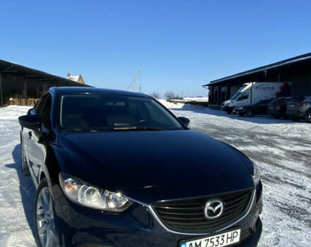 Синий Мазда 6, объемом двигателя 2.49 л и пробегом 210 тыс. км за 12300 $, фото 1 на Automoto.ua