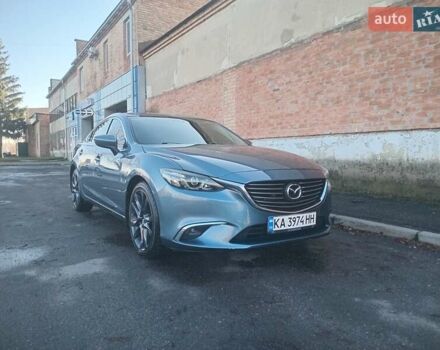 Синий Мазда 6, объемом двигателя 2.49 л и пробегом 160 тыс. км за 13300 $, фото 1 на Automoto.ua