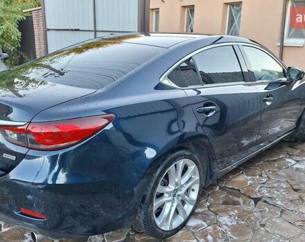 Синий Мазда 6, объемом двигателя 2.49 л и пробегом 205 тыс. км за 13000 $, фото 1 на Automoto.ua