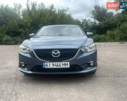 Синий Мазда 6, объемом двигателя 2.49 л и пробегом 100 тыс. км за 13200 $, фото 1 на Automoto.ua