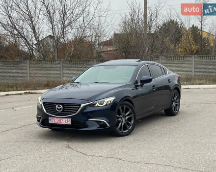 Синий Мазда 6, объемом двигателя 2.49 л и пробегом 108 тыс. км за 14300 $, фото 1 на Automoto.ua