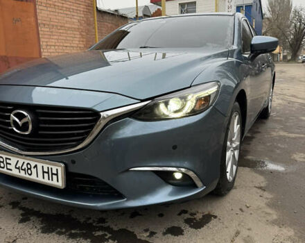 Синий Мазда 6, объемом двигателя 2.49 л и пробегом 52 тыс. км за 16499 $, фото 1 на Automoto.ua