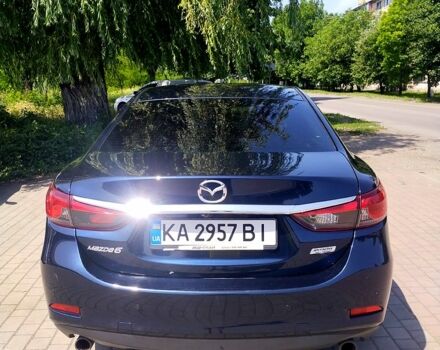 Синий Мазда 6, объемом двигателя 2 л и пробегом 141 тыс. км за 16000 $, фото 1 на Automoto.ua