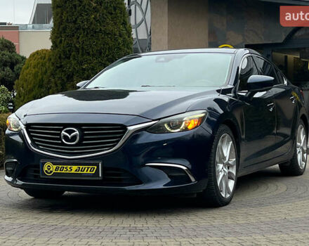 Синий Мазда 6, объемом двигателя 2.49 л и пробегом 105 тыс. км за 15999 $, фото 2 на Automoto.ua