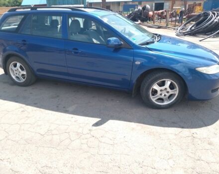 Синий Мазда 6, объемом двигателя 2 л и пробегом 75 тыс. км за 3960 $, фото 2 на Automoto.ua