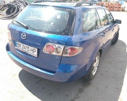 Синий Мазда 6, объемом двигателя 2 л и пробегом 75 тыс. км за 3960 $, фото 5 на Automoto.ua