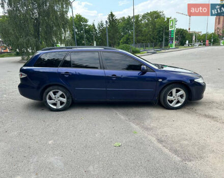 Синий Мазда 6, объемом двигателя 2 л и пробегом 240 тыс. км за 3500 $, фото 2 на Automoto.ua