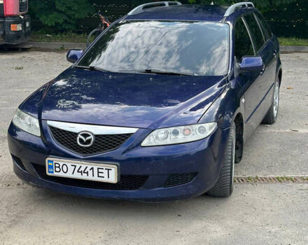 Синий Мазда 6, объемом двигателя 2 л и пробегом 240 тыс. км за 3500 $, фото 1 на Automoto.ua