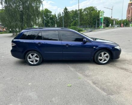Синий Мазда 6, объемом двигателя 2 л и пробегом 245 тыс. км за 3200 $, фото 2 на Automoto.ua