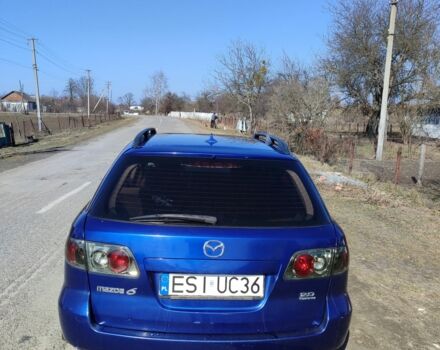 Синий Мазда 6, объемом двигателя 2 л и пробегом 348 тыс. км за 1600 $, фото 1 на Automoto.ua