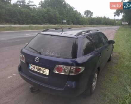 Синий Мазда 6, объемом двигателя 1.8 л и пробегом 205 тыс. км за 3000 $, фото 4 на Automoto.ua