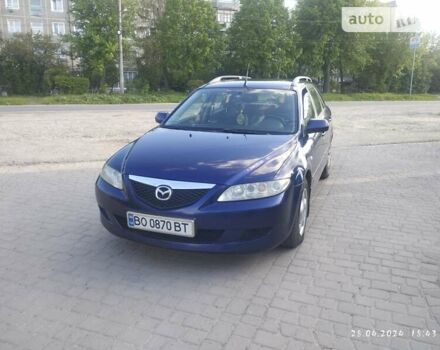 Синий Мазда 6, объемом двигателя 2 л и пробегом 349 тыс. км за 3700 $, фото 1 на Automoto.ua