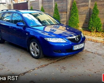 Синий Мазда 6, объемом двигателя 2 л и пробегом 274 тыс. км за 4400 $, фото 1 на Automoto.ua