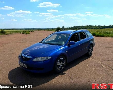 Синій Мазда 6, об'ємом двигуна 2 л та пробігом 381 тис. км за 3000 $, фото 1 на Automoto.ua