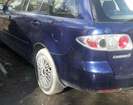 Синий Мазда 6, объемом двигателя 2 л и пробегом 220 тыс. км за 3800 $, фото 1 на Automoto.ua