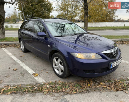 Синій Мазда 6, об'ємом двигуна 2 л та пробігом 230 тис. км за 4500 $, фото 2 на Automoto.ua