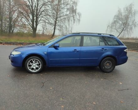 Синій Мазда 6, об'ємом двигуна 2 л та пробігом 220 тис. км за 1200 $, фото 1 на Automoto.ua