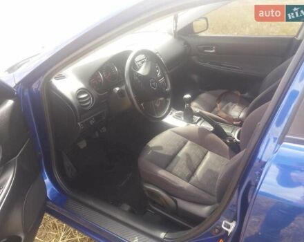 Синий Мазда 6, объемом двигателя 1.8 л и пробегом 226 тыс. км за 4400 $, фото 2 на Automoto.ua