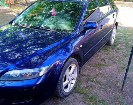Синий Мазда 6, объемом двигателя 2 л и пробегом 200 тыс. км за 4300 $, фото 2 на Automoto.ua